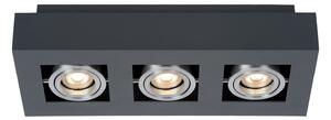 CASEMIRO lampa sufitowa czarna 3xGU10 regulowana IT8002S3-BK/AL