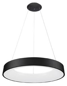 GIULIA lampa wisząca okrągła czarna LED 80W 3000K średnica 80cm 5304-880RP-BK-3