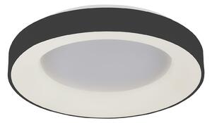 GIULIA nowoczesny plafon okrągły czarny LED 40W 3000K średnica 48cm 5304-840RC-BK-3