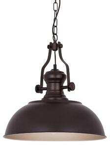 ROSALIA industrialna brązowa lampa wisząca na łańcuchu 1xE27 MDM-2646/1 BR+GD