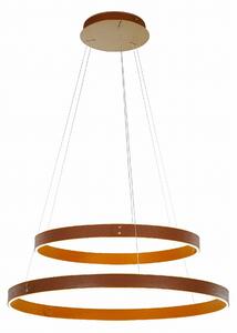 MANEZIA lampa wisząca brązowe obręcze LED 115W 3000K PND-270160-2A-GD