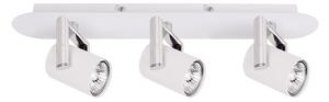 BLAND lampa ścienna sufitowa spoty regulowane białe z chromem 3xGU10 FH31713AJ13-WCH