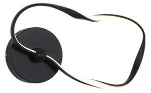 AMAYA nowoczesny kinkiet LED 20W CCT asymetryczny czarny WL-22782-BK