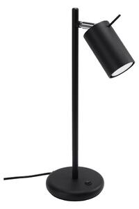 Czarna metalowa lampa stołowa (wysokość 43 cm) Etna – Sollux