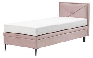Rama łóżka różowa DONNA KP 90x200 cm