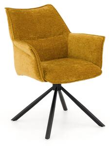 EMWOmeble Krzesło obrotowe CA-1026-2 musztardowe