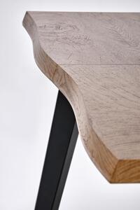 EMWOmeble DICKSON 2 stół rozkładany 150-210/90 cm, blat - naturalny, nogi - czarny (2p=1szt)
