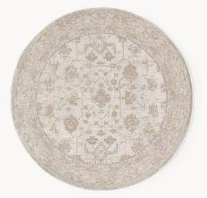 Okrągły ręcznie tkany dywan szenilowy Loire