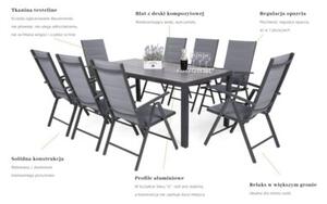 Zestaw mebli ogrodowych HOME & GARDEN Ibiza 489159 Szary
