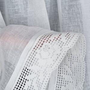 Firana gotowa EUROFIRANY Lari 150 x 30 cm BiaÅy