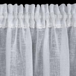 Firana gotowa EUROFIRANY Lari 150 x 30 cm BiaÅy