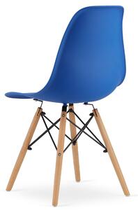 Niebieskie krzesło do nowoczesnego wnętrza - Naxin 4X