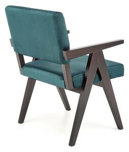 Zielone drewniane krzesło vintage - Noko