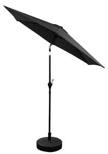 Aga PARASOL OGRODOWY 2,5m 250m REGULACJA POCHYLENIA Ciemny Szary