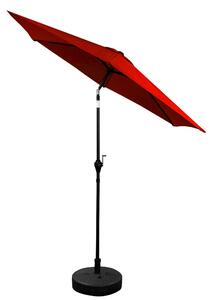 Aga Parasol ogrodowy z regulacja przechyu 250 cm czerwony
