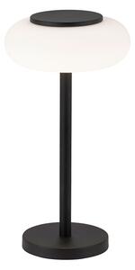 Inteligentna lampa stołowa czarna z pilotem - Loena Oswietlenie wewnetrzne
