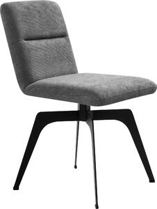 Szare krzesło Erin o nowoczesnym designie