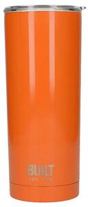 BUILT Vacuum Insulated Tumbler - Stalowy kubek termiczny z izolacją próżniową 600 ml (Orange)
