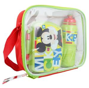Mickey Mouse - Zestaw Śniadaniówka / Lunchbox + bidon 530 ml w torbie