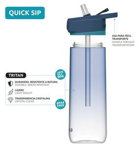 Quokka Quick Sip - Butelka bidon na wodę z systemem szybkiego otwierania 830 ml (Camo)