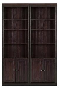 Brązowy regał z litego drewna sosnowego 148x223 cm Anita – Støraa