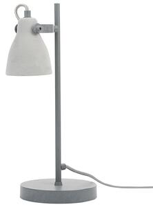 Lampa biurkowa stołowa regulowana styl industrialny betonowa szara Mistago Beliani