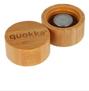 Quokka Flow - Butelka na wodę ze szkła 660 ml (Inner Palm Leaves)