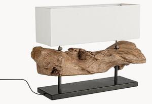Lampa stołowa z drewna tekowego Kleta
