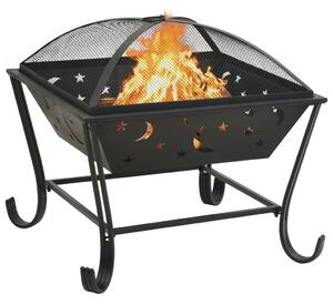 Palenisko z pogrzebaczem, 62 cm, XXL, stal