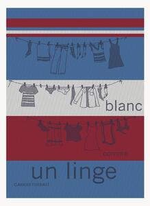 Komplet ręczników kuchennych z tkaniny żakardowej Blanc Comme Un Linge Tricolore, 4 elem