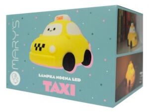 Lampka nocna dla dzieci bezprzewodowa żółta taxi LED 2W Mary's