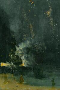 Reprodukcja Nocturne in Black Gold, James McNeill Whistler