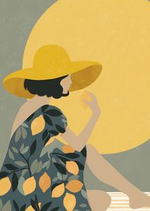 Ilustracja Lemon n the Sun, Katarzyna Gąsiorowska