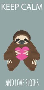 Ilustracja The story of one sloth Love, Dmytro Bosnak