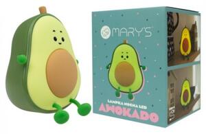 Lampka nocna dla dzieci bezprzewodowa zielona avokado LED 0.9W Mary's