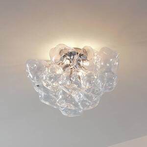 Lampa sufitowa Diborah Lucande, możliwość ściemniania, przezroczysty / transparentny, salon / jadalnia, szkło, design