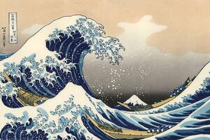 Plakat, Obraz Katsushika Hokusai - The Great Wave off Kanagawa