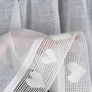 Firana gotowa EUROFIRANY Gaja 150 x 30 cm Kremowy