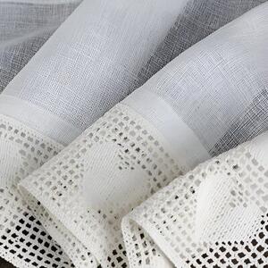 Firana gotowa EUROFIRANY Gaja 150 x 30 cm Kremowy