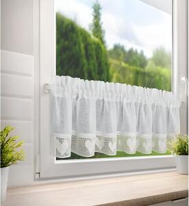 Firana gotowa EUROFIRANY Gaja 150 x 30 cm Kremowy
