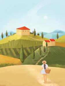 Ilustracja Tuscany, Petra Lizde