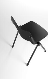 Krzesło konferencyjne PLUS, czarny