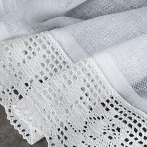 Firana gotowa EUROFIRANY Lari 150 x 60 cm BiaÅy