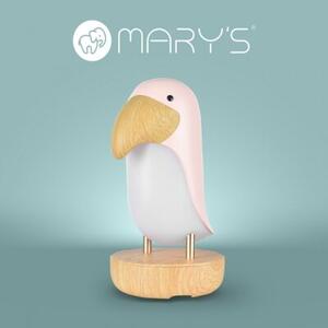 Lampka nocna dla dzieci bezprzewodowa RGBW różowa tukan LED 2.7W Mary's
