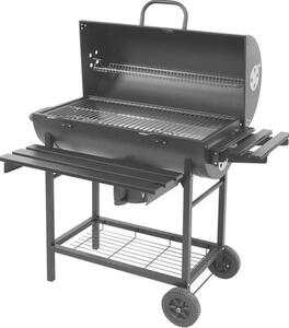 Grill ogrodowy węglowy LUND 99900 Zamykany, beczka, termometr, popielnik