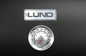 Grill ogrodowy węglowy LUND 99900 Zamykany, beczka, termometr, popielnik