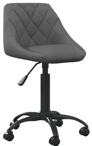 Ciemnoszary nowoczesny fotel obrotowy M8-P24