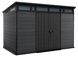 Domek ogrodowy Keter Cortina 2.0 11x7 grafitowy, z podog