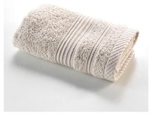 Beżowy bawełniany ręcznik frotte 30x50 cm Tendresse – douceur d'intérieur