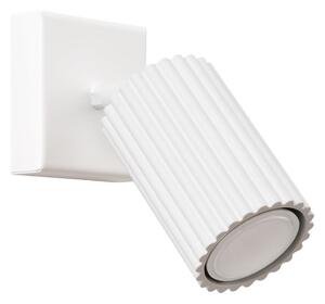 Biała lampa punktowa 8x16 cm Gleam – Sollux